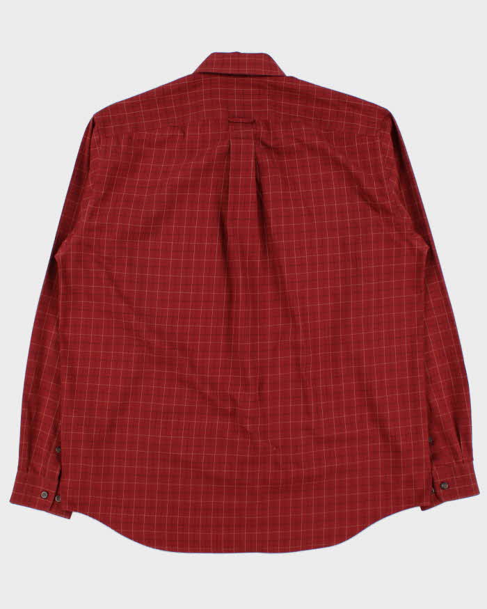 Vintage Eddier Bauer Oversized Heavyweight Checked Long Sleeve Shirt - L