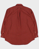 Vintage 1990s Ralph Lauren Oversized Checked Long Sleeve Shirt - L