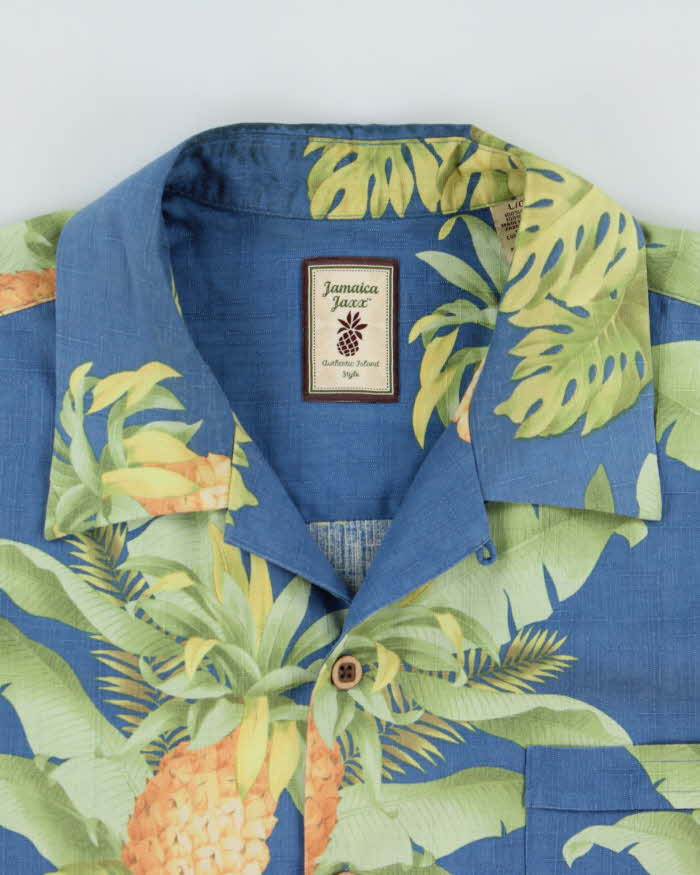 Vintage Jamaica Jaxx Silk Hawaiian Shirt - L