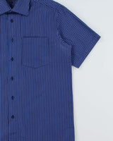 Vintage Pierre Cardin Striped Short Sleeve Shirt - M