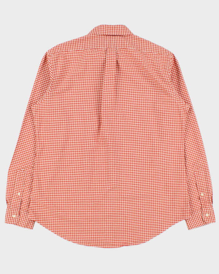 Vintage Y2K 00s Ralph Lauren Gingham Custom Fit Long Sleeve Shirt - L