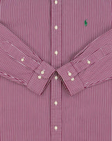 Vintage Y2K 00s Ralph Lauren Striped Custom Fit Long Sleeve Shirt - M