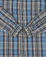 Vintage 1994 Levi's Grey Tab Plaid Tartan Long Sleeve Denim Shirt - M