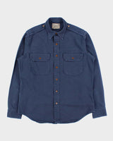 Vintage Polo Ralph Lauren Prussian Blue Denim Long Sleeve Utility Shirt - M