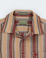 Vintage 1980s Givenchy Striped Durable Press Long Sleeve Pocket Shirt - L