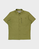 Merrell Opti-Wick UPF 30+ Lightweight Striped Short Sleeve Technical Shirt - L