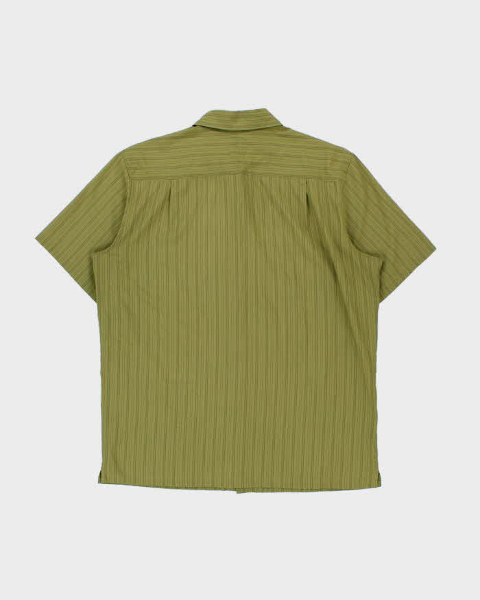 Merrell Opti-Wick UPF 30+ Lightweight Striped Short Sleeve Technical Shirt - L