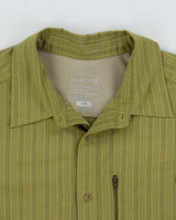 Merrell Opti-Wick UPF 30+ Lightweight Striped Short Sleeve Technical Shirt - L