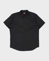 Vintage Quiksilver Striped Short Sleeve Pocket Shirt - XL