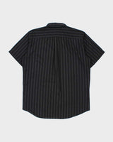 Vintage Quiksilver Striped Short Sleeve Pocket Shirt - XL