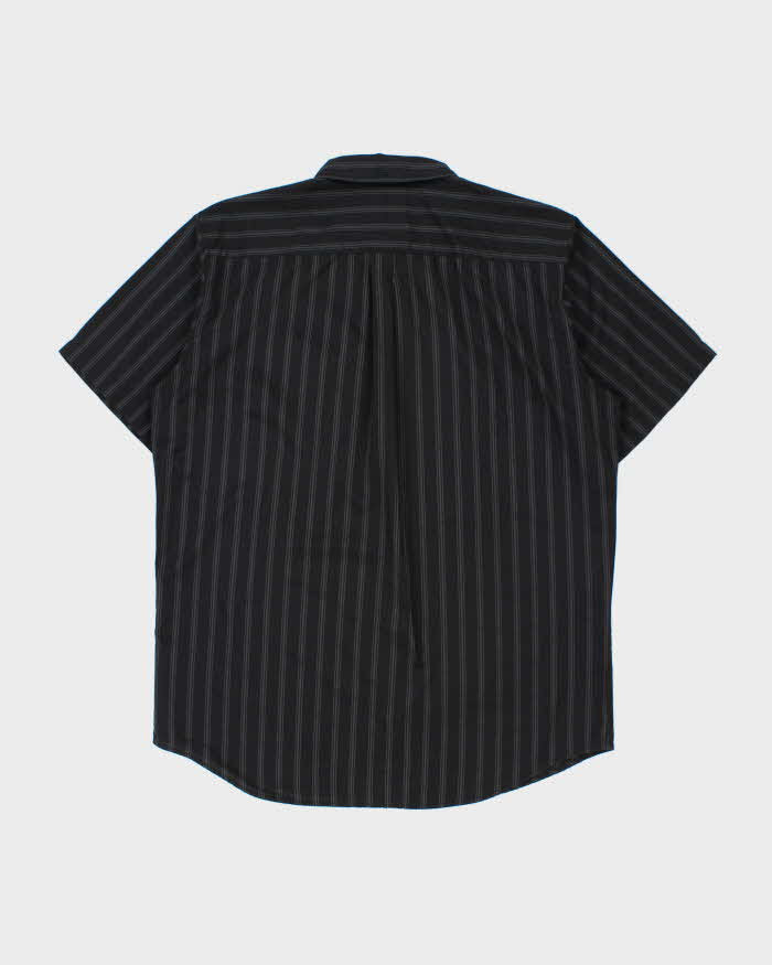 Vintage Quiksilver Striped Short Sleeve Pocket Shirt - XL