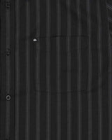 Vintage Quiksilver Striped Short Sleeve Pocket Shirt - XL