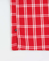Vintage Y2K 00s Exco Jeans Plaid Embroidered Short Sleeve Shirt - L