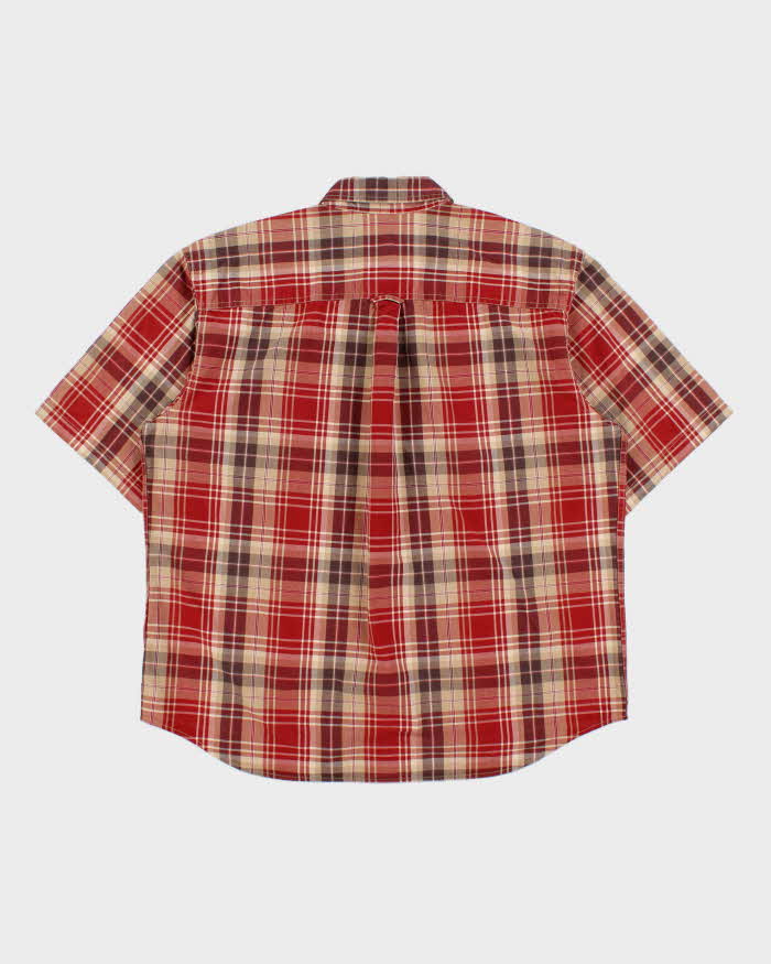 Vintage Eddie Bauer Checked Short Sleeve Shirt - XL