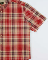 Vintage Eddie Bauer Checked Short Sleeve Shirt - XL
