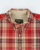 Vintage Eddie Bauer Checked Short Sleeve Shirt - XL