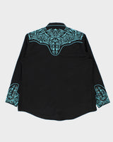 Vintage Y2K 00s Scully Heavyweight Embroidered Pearl Snap Button Long Sleeve Western Shirt - XL