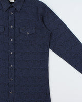 Vintage Wrangler 'George Strait Troubadour Collection' Diamond Snap Button Long Sleeve Paisley Western Shirt - L