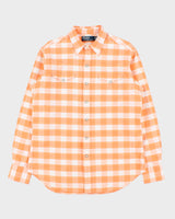 Vintage Polo Ralph Lauren Chain Stitch Plaid Pearl Snap Button Long Sleeve Western Shirt - M