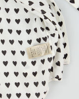 SS2016 Burberry Heart Print Ocean Wash Linen Long Sleeve Unisex Shirt - S