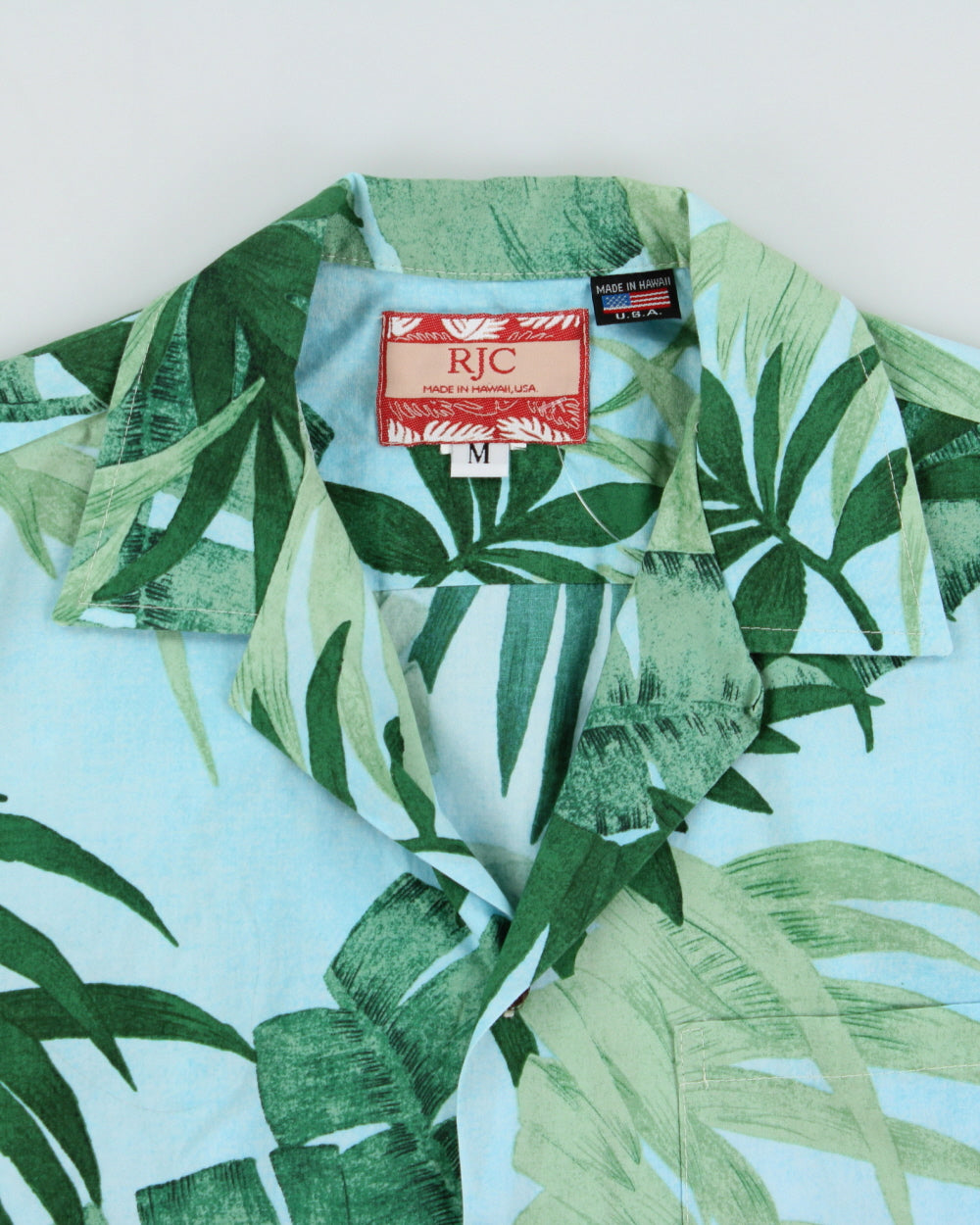 Vintage 1990s RJC Made In USA Hawaiian Shirt - M