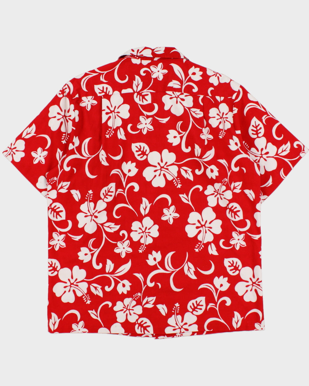 Vintage 1980s RJC Hibiscus Print Made In USA Hawaiian Shirt - L