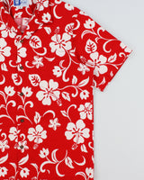 Vintage 1980s RJC Hibiscus Print Made In USA Hawaiian Shirt - L