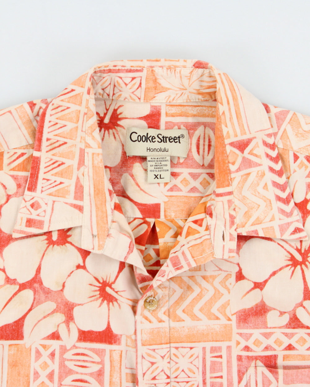 Vintage 2000s Cooke Street Made In USA Hawaiian Shirt - XL