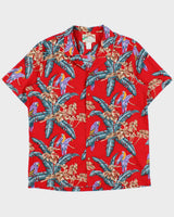 Vintage 1990s Paradise Found Made In USA Hawaiian Shirt - XL