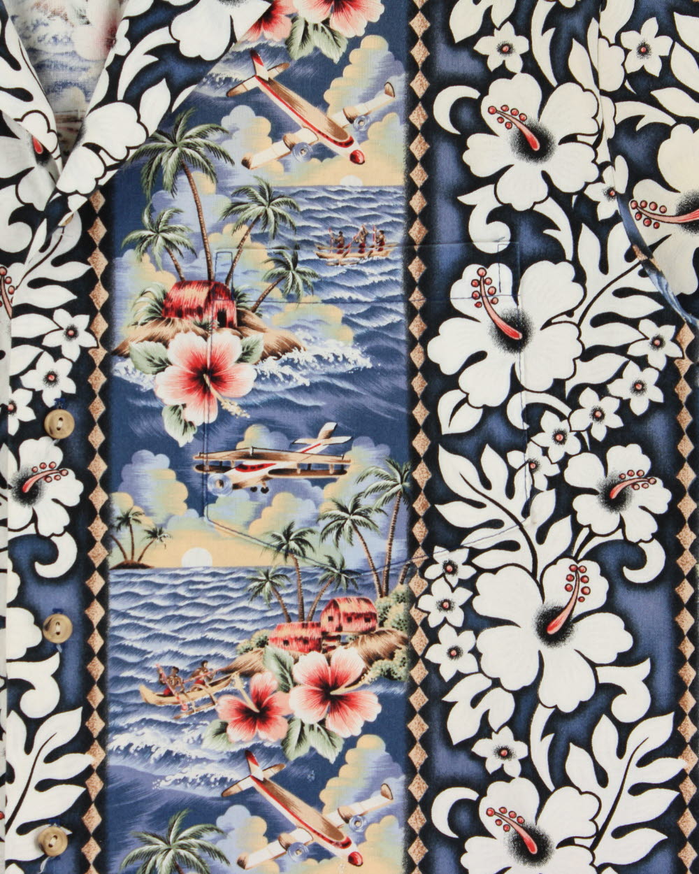 Vintage 1990s RJC Made In USA Hawaiian Shirt - XL