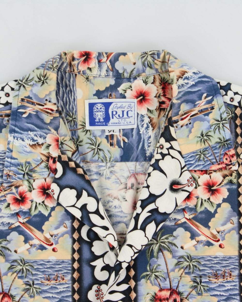 Vintage 1990s RJC Made In USA Hawaiian Shirt - XL