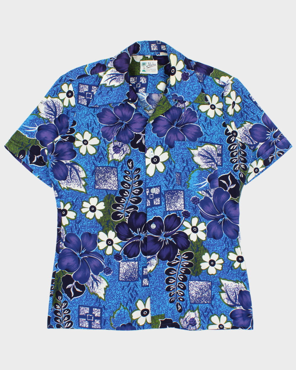 Vintage 1970s Aloha Hawaiian Shirt - M