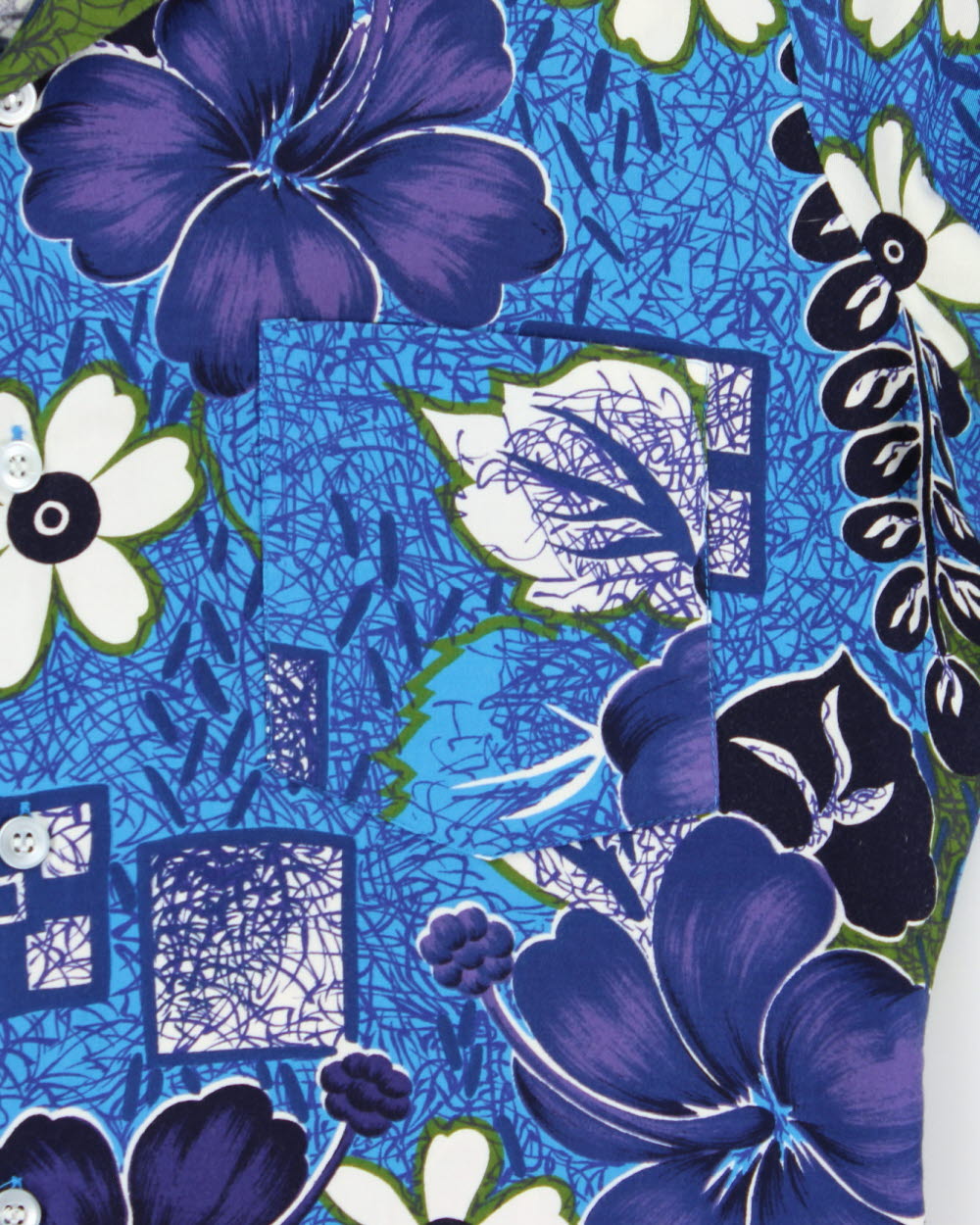 Vintage 1970s Aloha Hawaiian Shirt - M