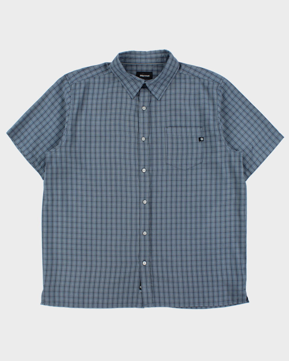 Vintage 2000s Marmot Checked Short Sleeve Shirt - XL