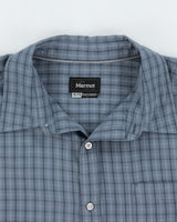 Vintage 2000s Marmot Checked Short Sleeve Shirt - XL