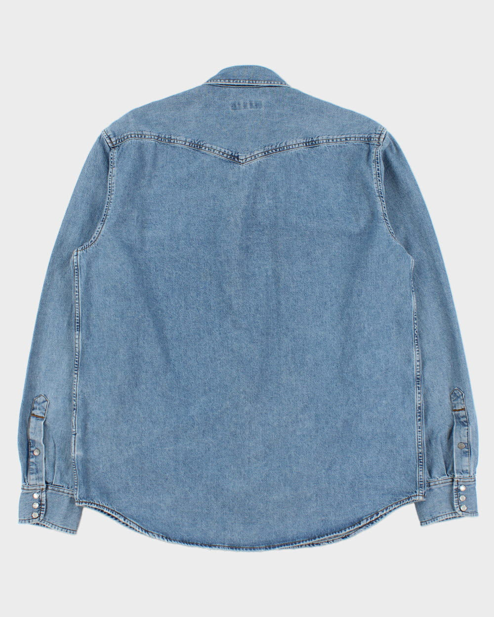 Vintage 2000s Diesel Heavyweight Denim Long Sleeved Shirt - XL