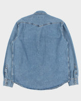 Vintage 2000s Diesel Heavyweight Denim Long Sleeved Shirt - XL