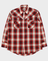 Vintage 1990s Ely Cattleman Checked Western Shirt - L
