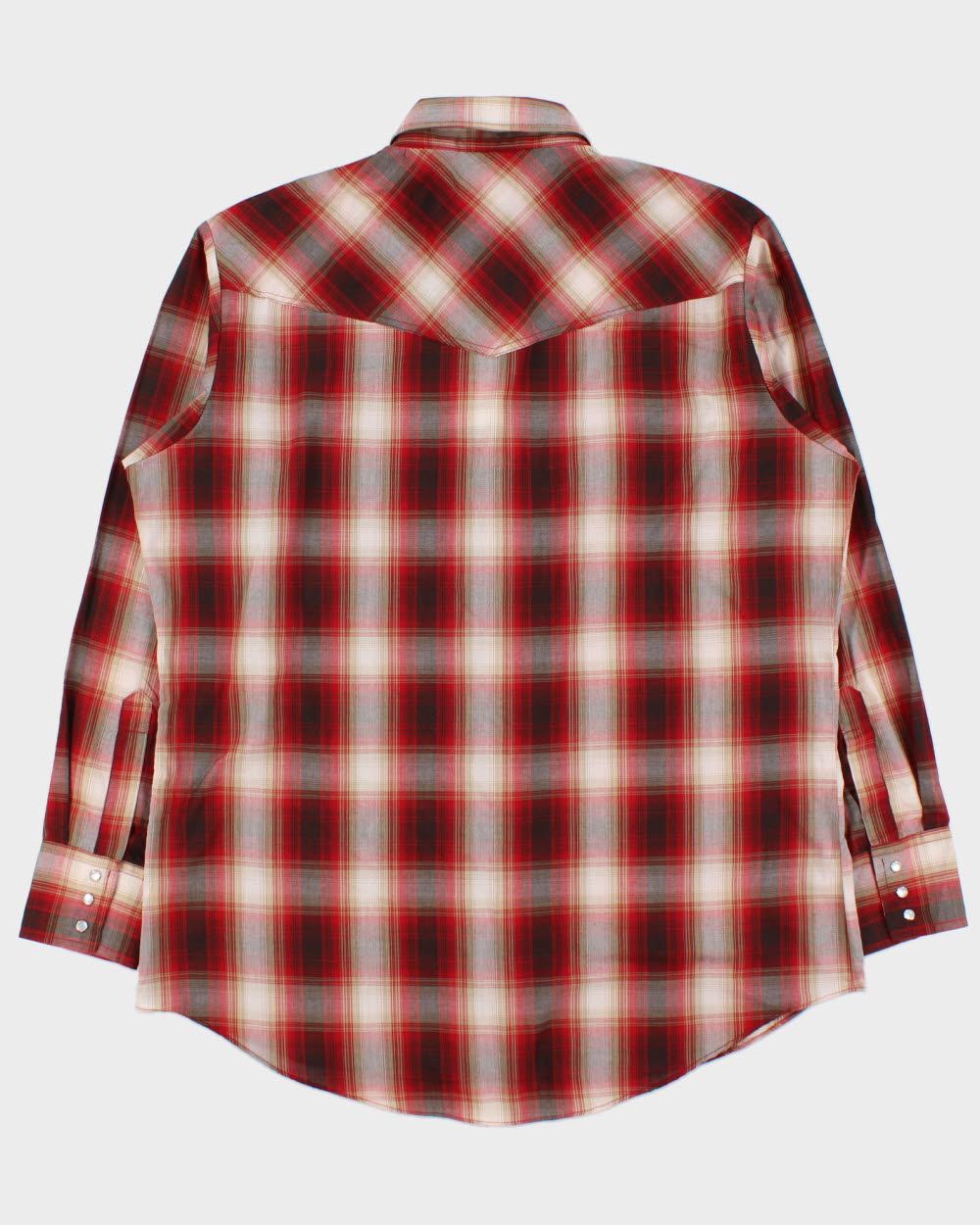 Vintage 1990s Ely Cattleman Checked Western Shirt - L