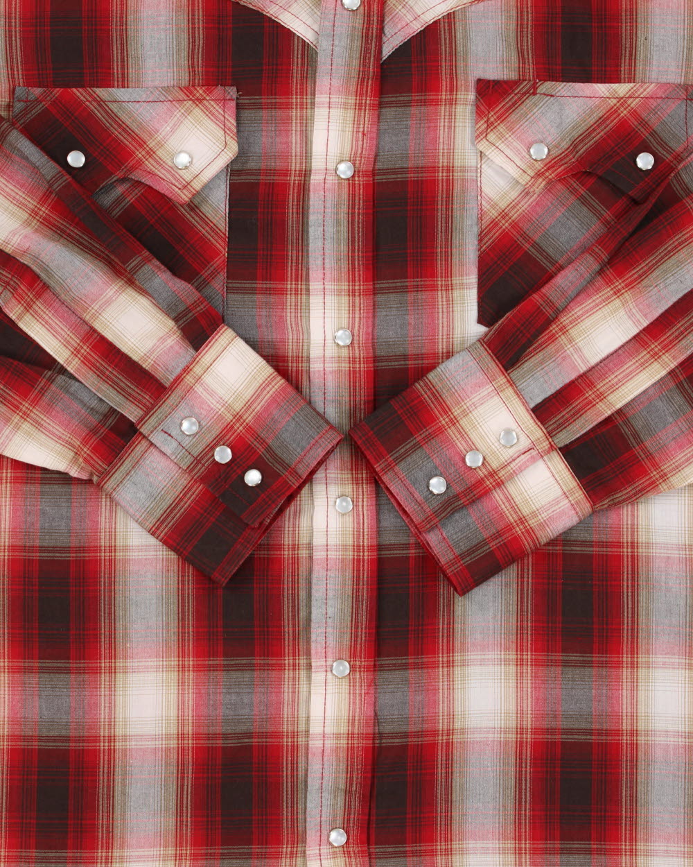 Vintage 1990s Ely Cattleman Checked Western Shirt - L
