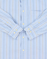 Vintage Nautica Heavyweight Striped Long Sleeve Shirt - L