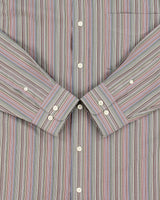Vintage 2000s Eddie Bauer Multicoloured Striped Long Sleeve Shirt - L