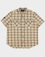 Vintage Harley Davidson Heavyweight Checked Short Sleeve Shirt - XXL