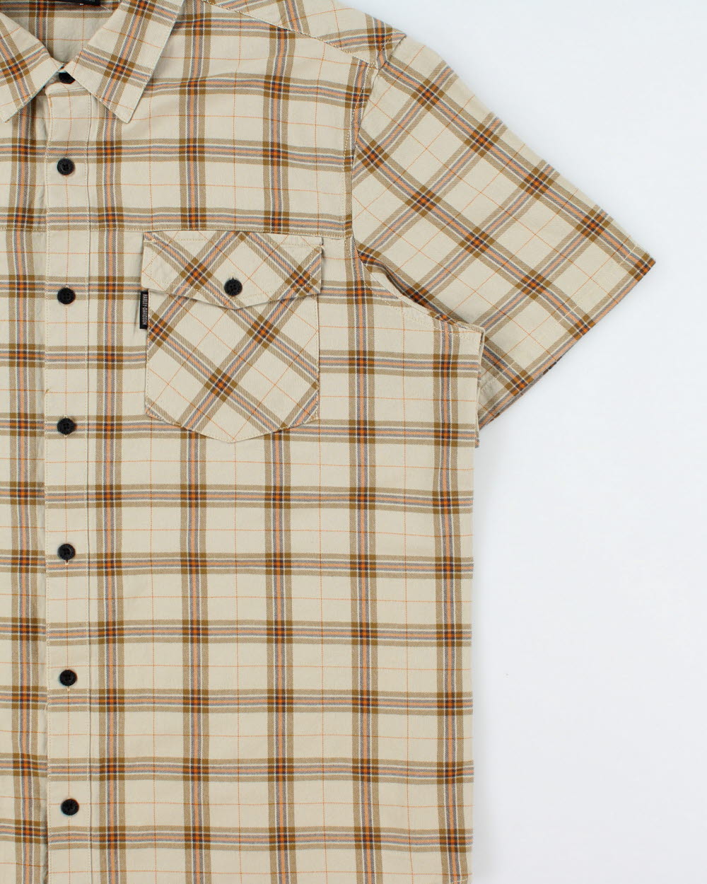 Vintage Harley Davidson Heavyweight Checked Short Sleeve Shirt - XXL