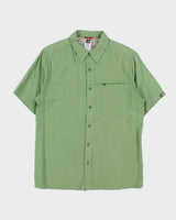 Vintage Y2K 00s The North Face Striped Short Sleeve Technical Shirt - M