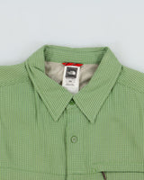Vintage Y2K 00s The North Face Striped Short Sleeve Technical Shirt - M