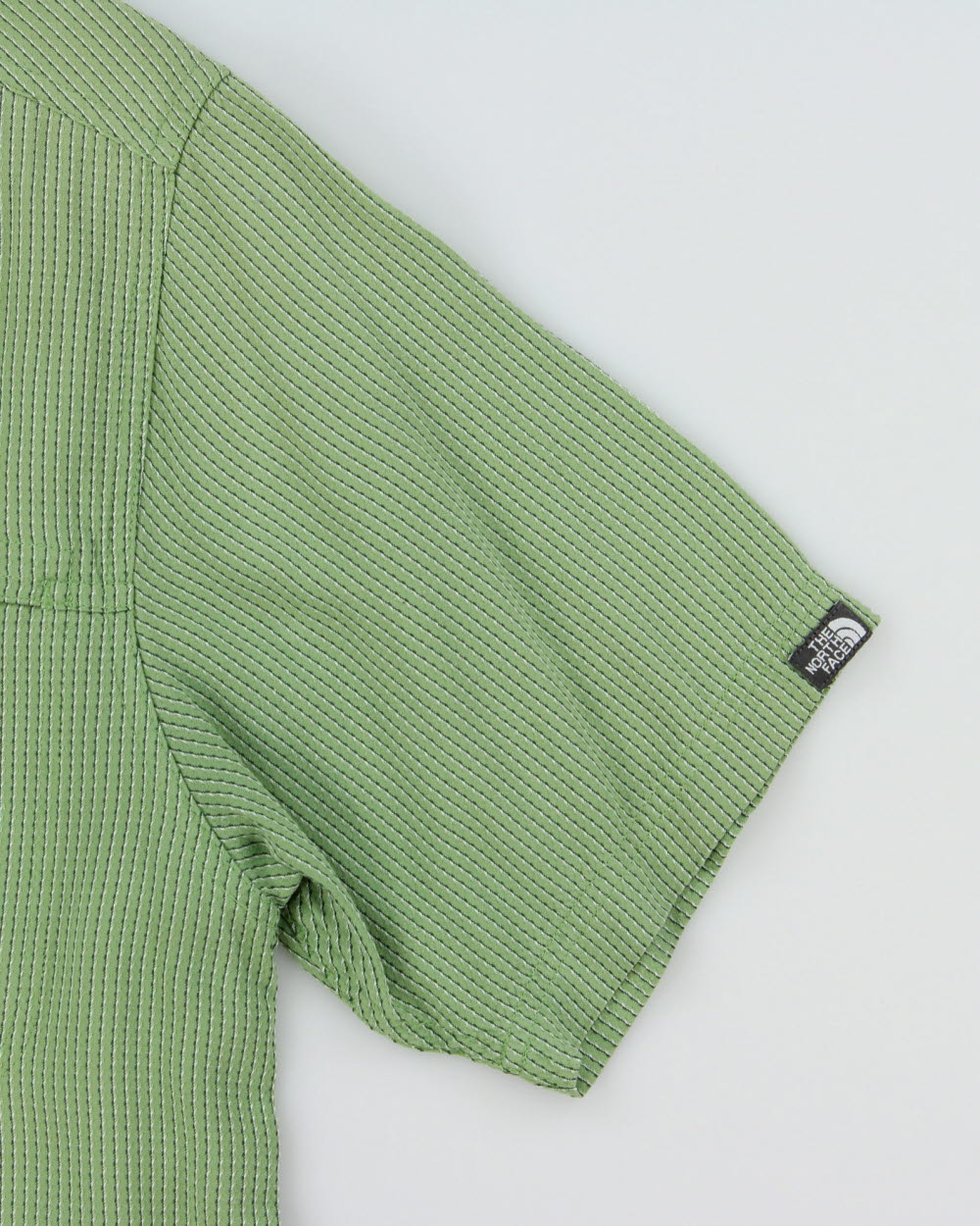 Vintage Y2K 00s The North Face Striped Short Sleeve Technical Shirt - M