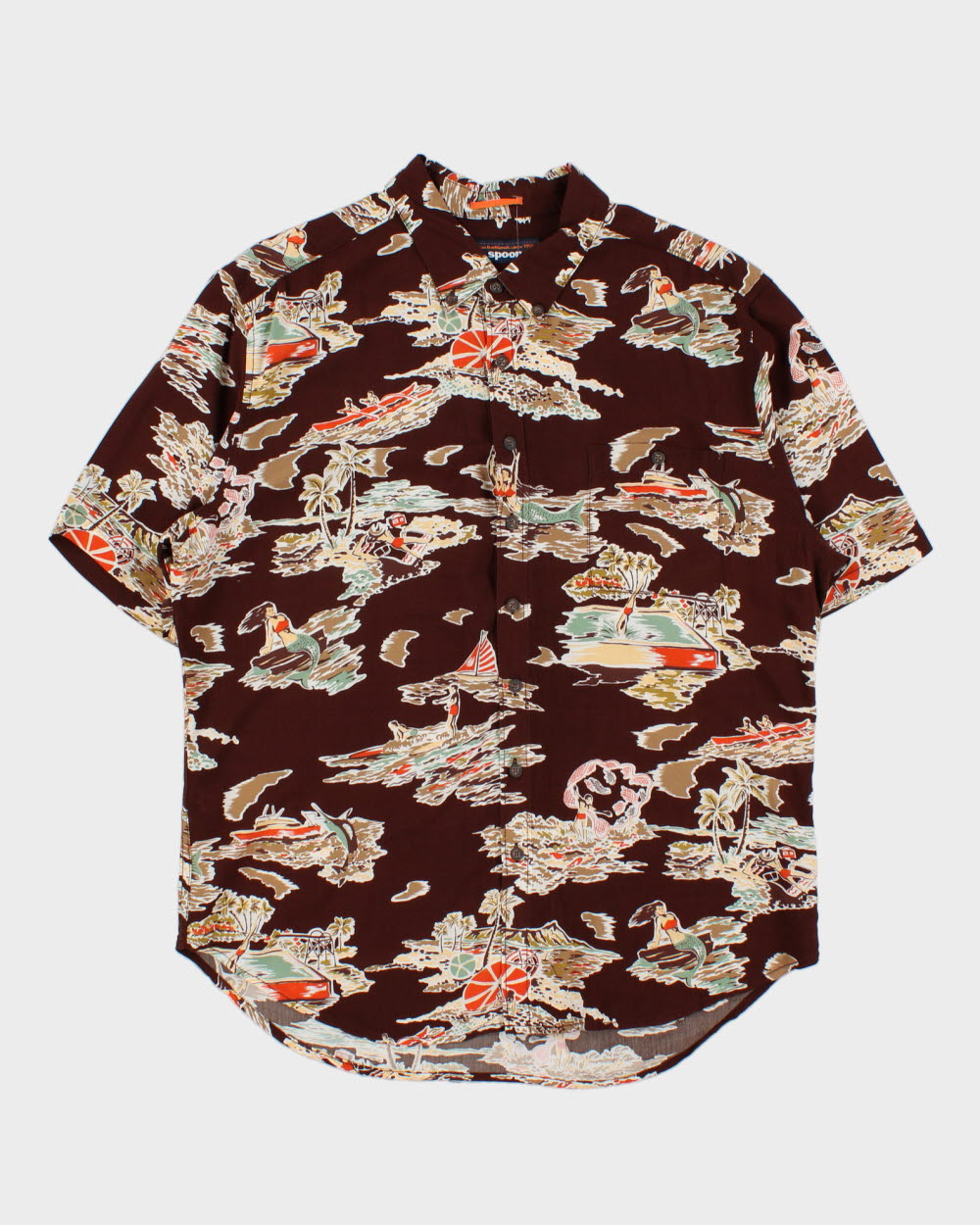 Vintage Reyn Spooner Hawaiian Aloha Short Sleeve Shirt - L