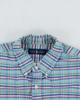 Vintage Ralph Lauren Tartan Plaid Classic Fit Long Sleeve Shirt - XL