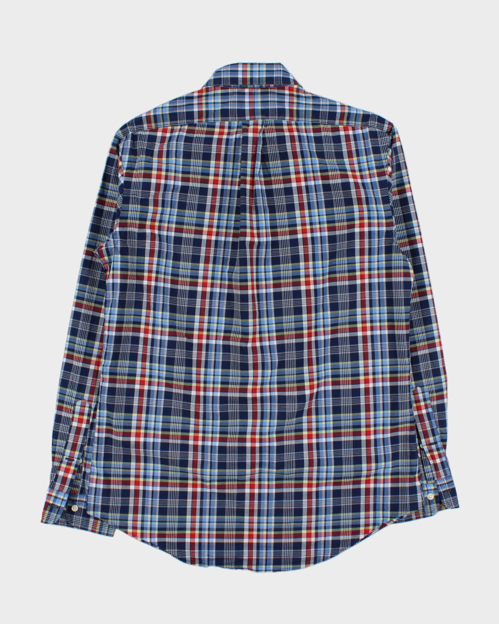 Vintage Y2K 00s Ralph Lauren Tartan Plaid Custom Fit Long Sleeve Shirt - M